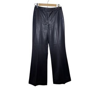 Marlowe Wide Leg Wool Satin Trousers Pants Women's Sz. 38 (US 4)